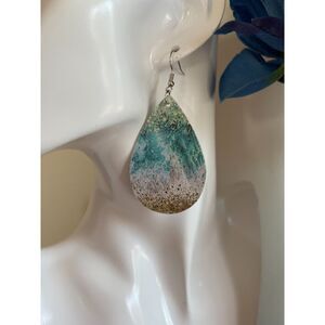Ocean Teardrop Earrings